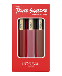 L'Oréal Paris - Kit De Tres Pintalabios Rouge Signature De características