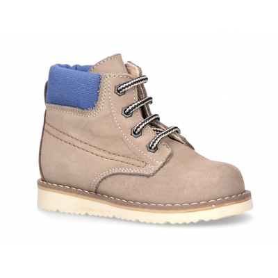 Botita Niños Sport Tipo Montaña En Tallas Pequeñas. 25 Topo