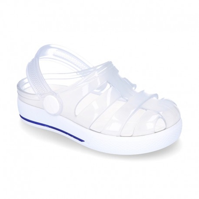 Nueva Cangrejera Tipo Zueco Para Playa Y Piscina. 32 Blanco