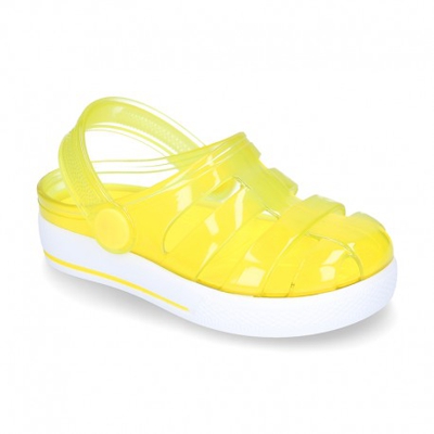 Nueva Cangrejera Tipo Zueco Para Playa Y Piscina. 33 Amarillo