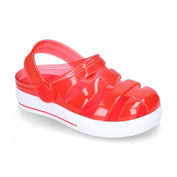 Nueva Cangrejera Tipo Zueco Para Playa Y Piscina. 34 Rojo en oferta
