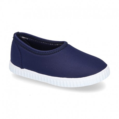Zapatilla O Bamba En Lycra Neopreno Para Playa Y Piscina. 20 Marino