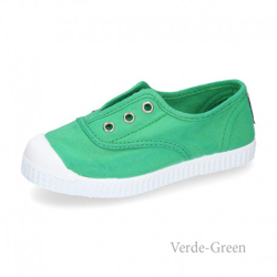 Bamba De Lona Con Elástico Y Puntera De Goma. 29 Verde características