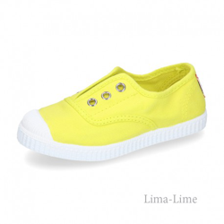 Bamba De Lona Con Elástico Y Puntera De Goma. 34 Lima en oferta