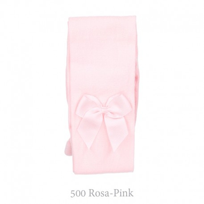 Leotardo Liso Con Lazo Condor. 500-rosa 4