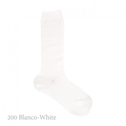 Calcetín Alto Básico Liso Condor. 200-blanco 4 precio