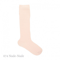 Calcetín Alto Canalé Condor. 674-nude 2 en oferta