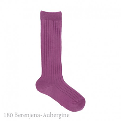 Calcetín Alto Canalé Condor. 180-berenjena 2 en oferta