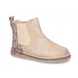 Botín Niña Con Elástico Y Talonera En Glitter Melange. 41 Piedra en oferta