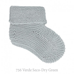 Patuco Botita Punto Bobo Condor. 756-verde Seco 000 precio