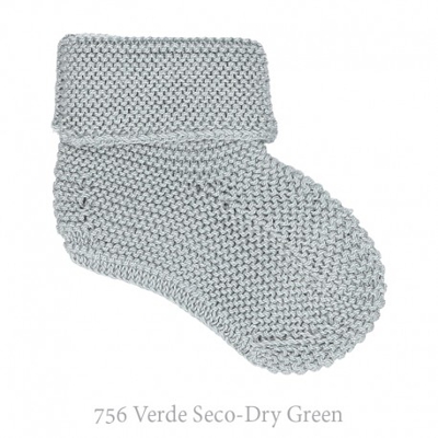 Patuco Botita Punto Bobo Condor. 756-verde Seco 000