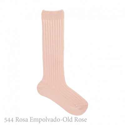 Calcetín Alto Canalé Condor. 544-rosa Empolvado 4