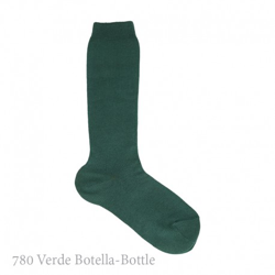 Calcetín Alto Básico Liso Condor. 780-verde Botella 2 en oferta