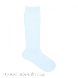 Calcetín Alto Básico Liso Condor. 410-azul Bebé 4 características
