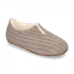 Zapatilla De Casa Cerrada Con Abertura En Lana. 31 Topo. en oferta