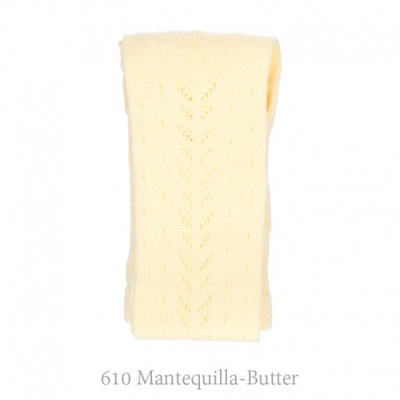 Leotardo Perlé Calado Lateral Condor. 00 610-mantequilla