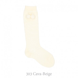 Calcetín Alto Perlé Con Borlas Condor. 303-cava 4 características