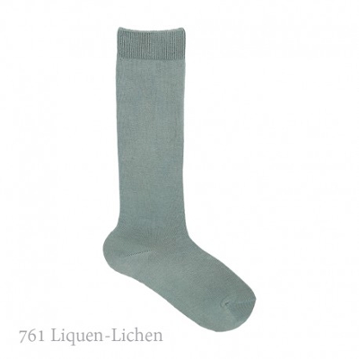 Calcetín Alto Básico Liso Condor. 761-liquen 12