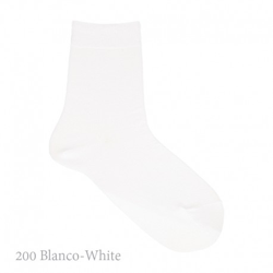 Calcetín Corto Básico Liso Condor. 200-blanco 6 características