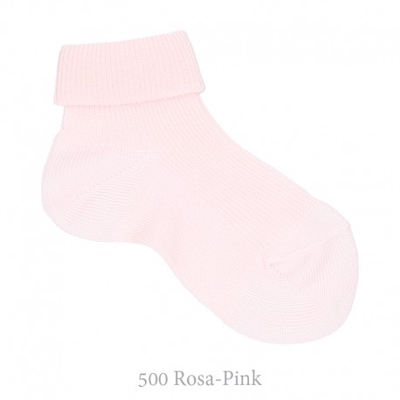 Calcetín Tobillero Canalé Puño Vuelto Condor. 500-rosa 000
