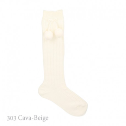 Calcetín Alto Canalé Borlas Condor. 303-cava 4 en oferta