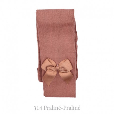 Leotardo Liso Con Lazo Condor. 314-praliné 8