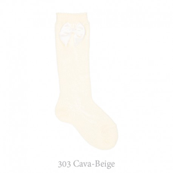 Calcetín Alto Perlé Con Lazos Condor. 303-cava 6 en oferta