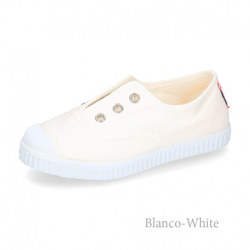 Bamba De Lona Con Elástico Y Puntera De Goma. 42 Blanco precio