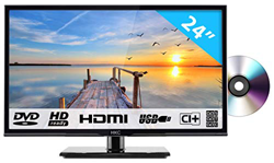 HKC 24C2NBD: 60 cm (24 Pulgadas) Televisor LED con Reproductor de DVD (HD Ready, Triple Tuner, Ci+, HDMI, Reproductor de Medios a través de USB 2.0) características