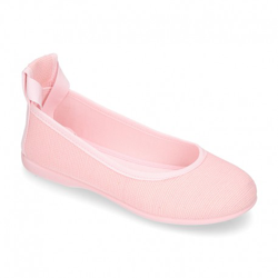 Bailarina Tipo Ballet Con Cintas En Lino. 27 Rosa. precio