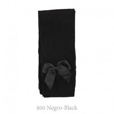Leotardo Liso Con Lazo Condor. 900-negro 4