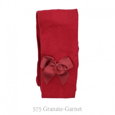 Leotardo Liso Con Lazo Condor. 575-granate 8