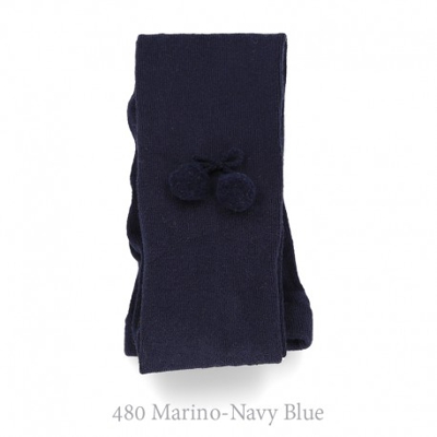 Leotardo Liso Con Pompones Condor. 480-marino 00