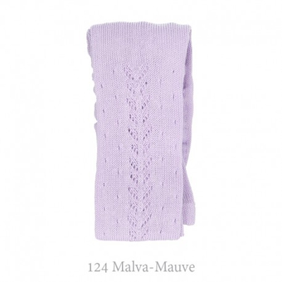 Leotardo Perlé Calado Lateral Condor. 00 124-malva