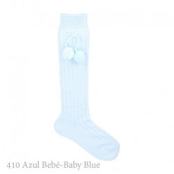 Calcetín Alto Canalé Borlas Condor. 410-azul Bebé 4 en oferta