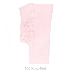 Leotardo Para Bebé Con Puntilla Condor. 500-rosa 000 en oferta