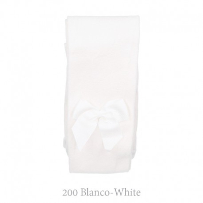 Leotardo Liso Con Lazo Condor. 200-blanco 00