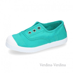 Bamba De Lona Con Elástico Y Puntera De Goma. 23 Verdina en oferta