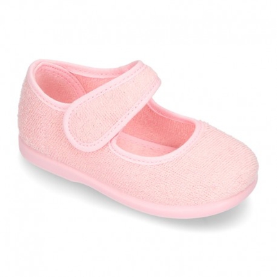 Mercedita Casa Con Velcro En Toalla. 18 Rosa.