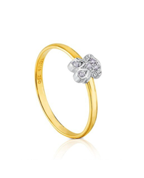 Tous - Anillo Puppies En Oro Blanco Y Diamantes precio