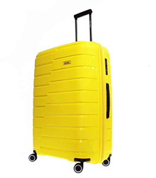 Alexander 20'' Maleta Polipropileno de Viaje Equipaje Cabina Avión 55x39x20 cm 40L Estructura Ligera Impermeable con Cerradura Asa Telescópica 8 Rueda características