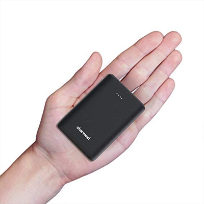 Charmast Mini PowerBank 10400mAh Batería Externa Carga Rápida Power Delivery Portable PD USB con 2 Entradas/3 Salidas 5V 3A para iPhone, iPad, iPad Pr