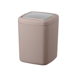 Cubo con tapa abatible 3 litros, Wenko taupe precio