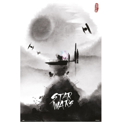Grupo Erik Editores, S.L. - Póster Star Wars Tintas Estrella Muerte