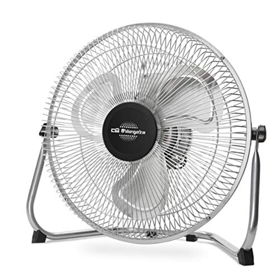 Orbegozo PW 1230 - Ventilador industrial Power Fan con inclinación regulable, aspas metálicas de 30 cm, 3 velocidades de ventilación, asa de transport