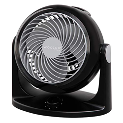 Iris Ohyama, ventilador silencioso - Woozoo - HD18N, plástico, negro, 34 W, 23m², 29 x 19 x 31 cm características