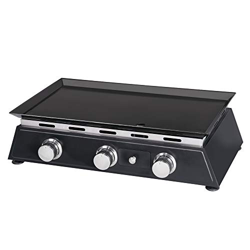 Lola Home LDK Garden Plancha de Gas de Tres quemadores, Negro, 45x75x21 cm precio