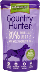 Natures Menu Country Hunter Dog Pouch Turkey 150 GR características