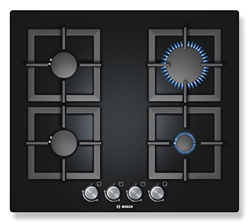 Placa de Gas - Bosch Serie 6 PPP6A6B20 Integrado Gas hob Negro hobs en oferta
