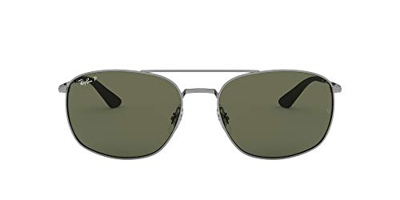 RAY-BAN RB3654-004/9A Gafas de sol, Gunmetal, 60 Unisex